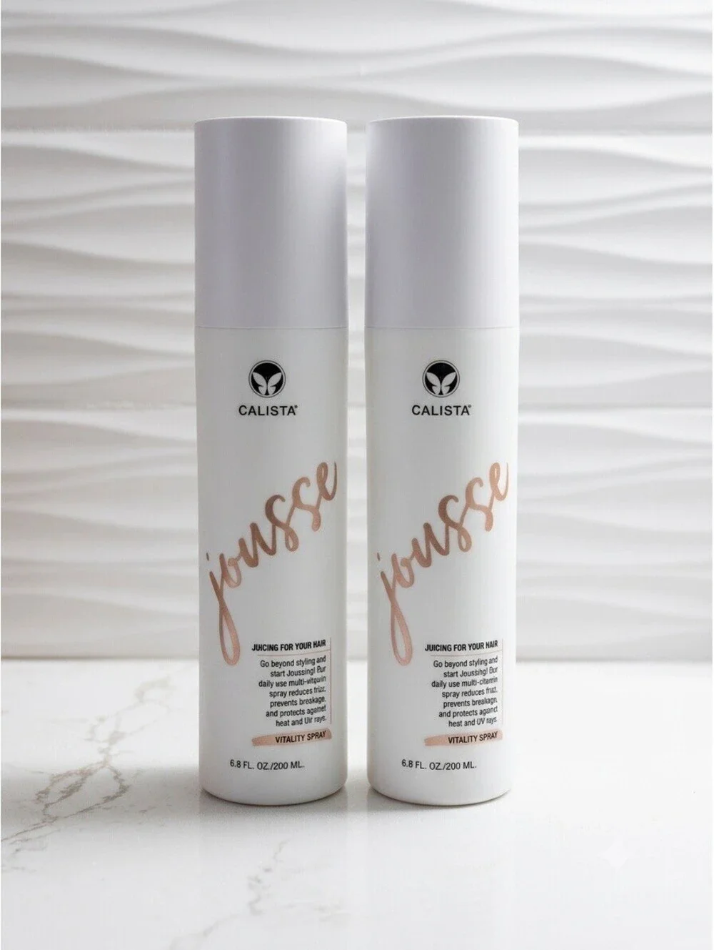 Calista Jousse Vitality Spray Hair Multi-Vitamin Heat Protectant 6.8oz -Set of 2